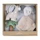 preview thumbnail 1 of 4, Lambs & Ivy Jungle 3-Piece Developmental Soft Plush Baby/Infant Toy Gift Set