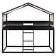 preview thumbnail 17 of 25, Twin Over Twin Wood Bunk Bed with Tent, Natural