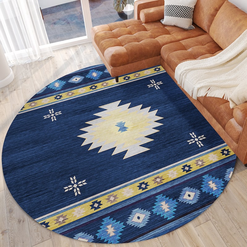 Indoor/ Outdoor Sonora Global Traditional Washable Rug