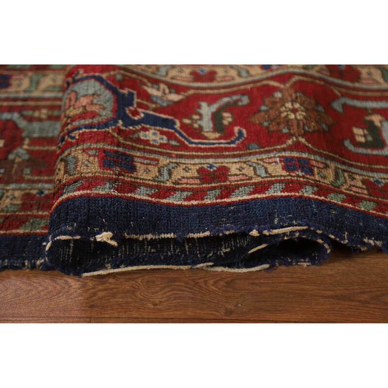 Tabriz Persian Antique Area Rug Hand-Knotted Wool Carpet - 8'1"x 10'10"