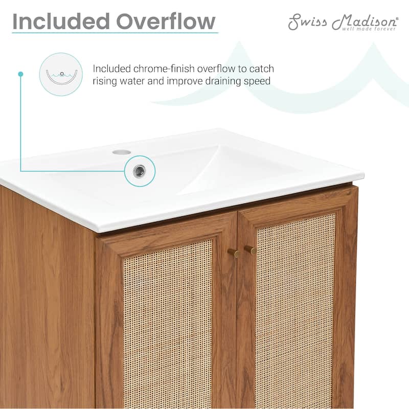 Classe Bathroom Vanity in Oak
