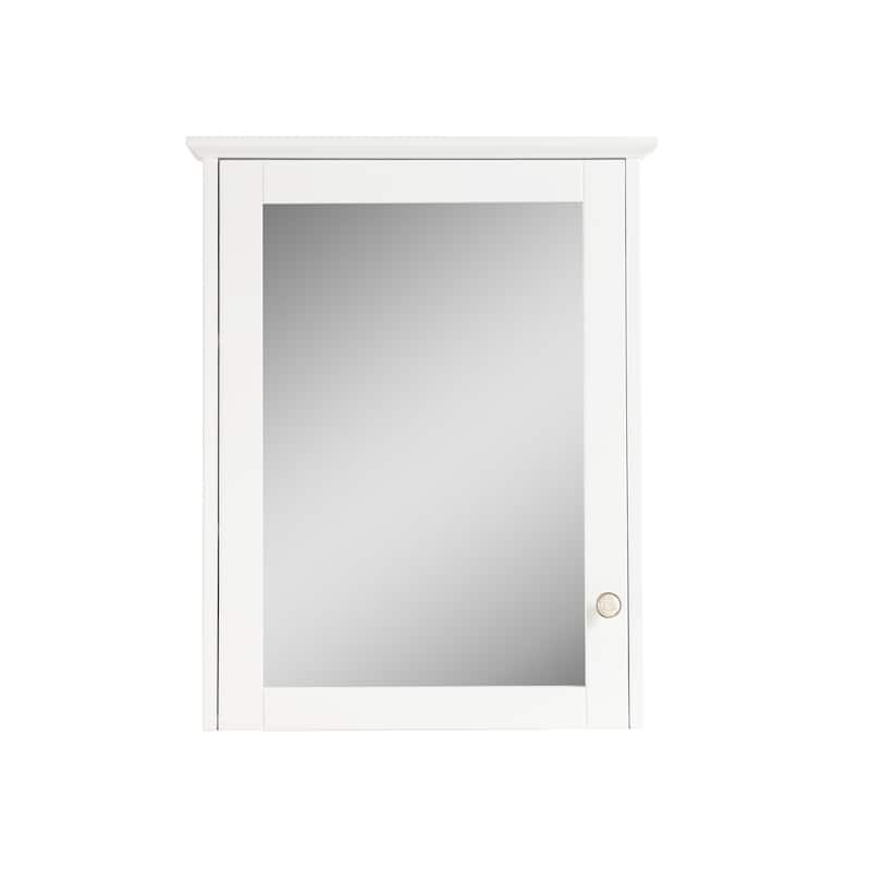 Wall Mounted Surface Mount 24" W x 30" H Mirror Cabinet With Shelves
