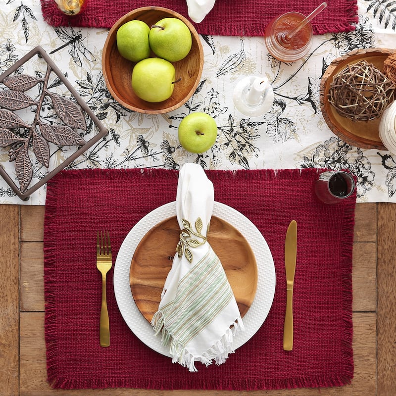 DII Basket Fringe Placemat (Set of 4)