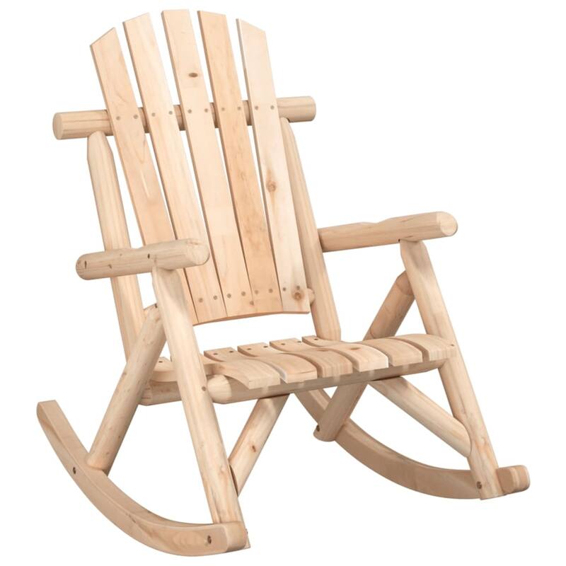 vidaXL Patio Chair 26.8"x33.9"x40.6" Solid Wood Spruce