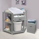 preview thumbnail 11 of 23, Diaper Corner Baby Changing Table with Hamper and Basket