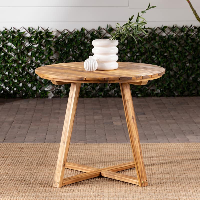 Middlebrook 36-inch Round Solid Wood Patio Dining Table