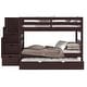 preview thumbnail 36 of 35, Taylor & Olive Trillium Twin over Twin Stairway Bunk Bed, Twin Trundle