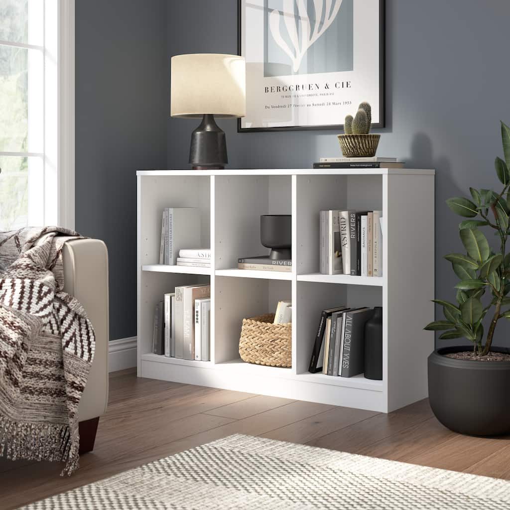 Bush Furniture Universal 6 Cube Organizer Storage Shelf