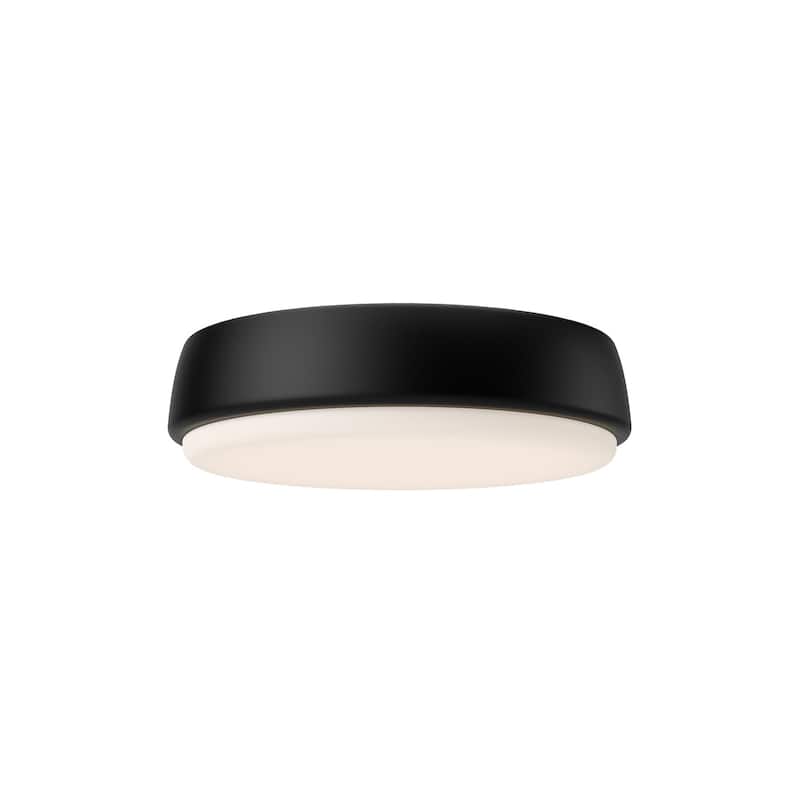 Alora Lighting FM503509 Laval 9" Wide LED Flush Mount Ceiling Fixture - Matte Black