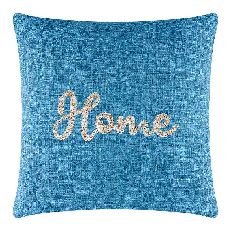 Sparkles Home Shell Home Pillow - 20x20 - Aqua