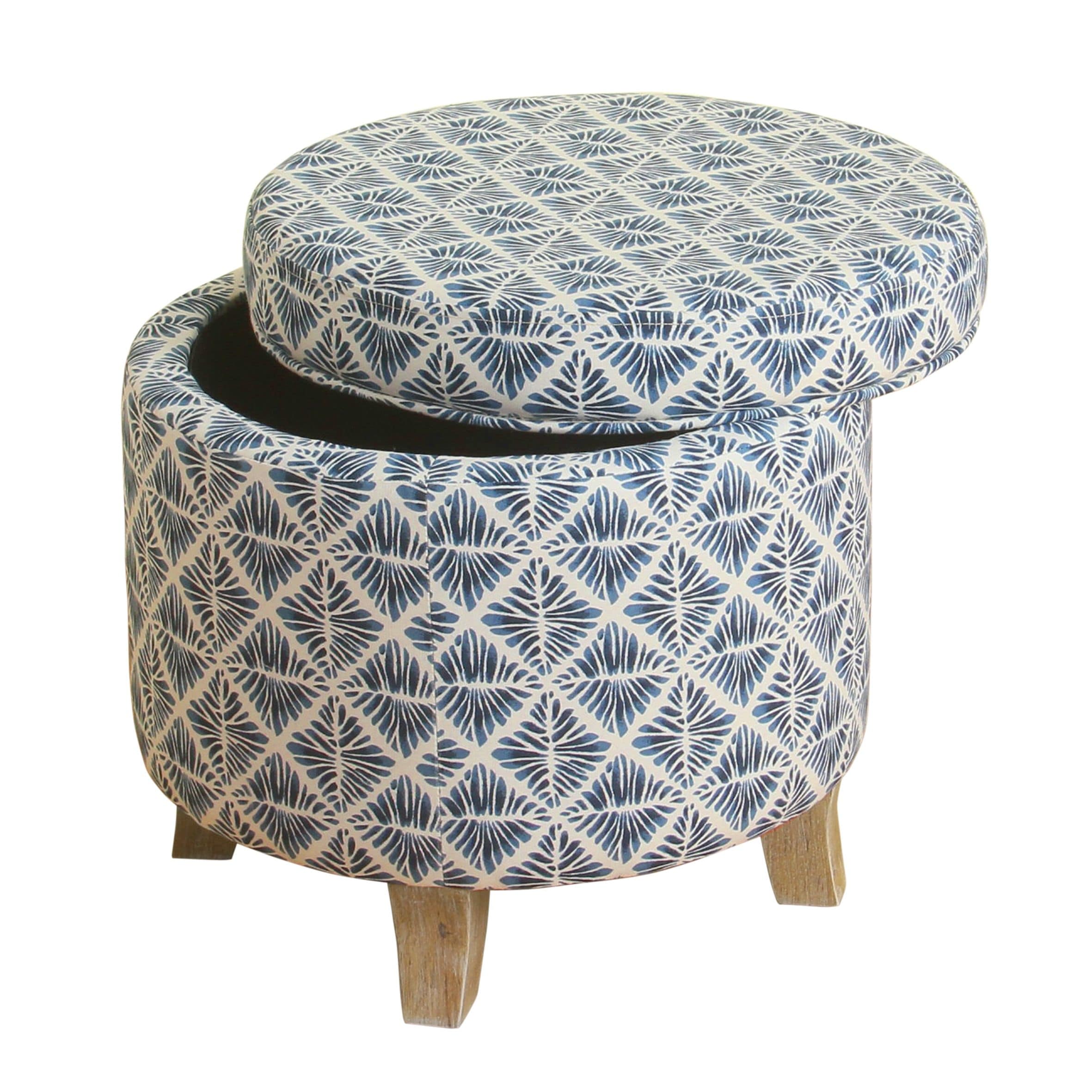 Carson Carrington Hnifsdalur Round Storage Ottoman - Picture 23 of 30