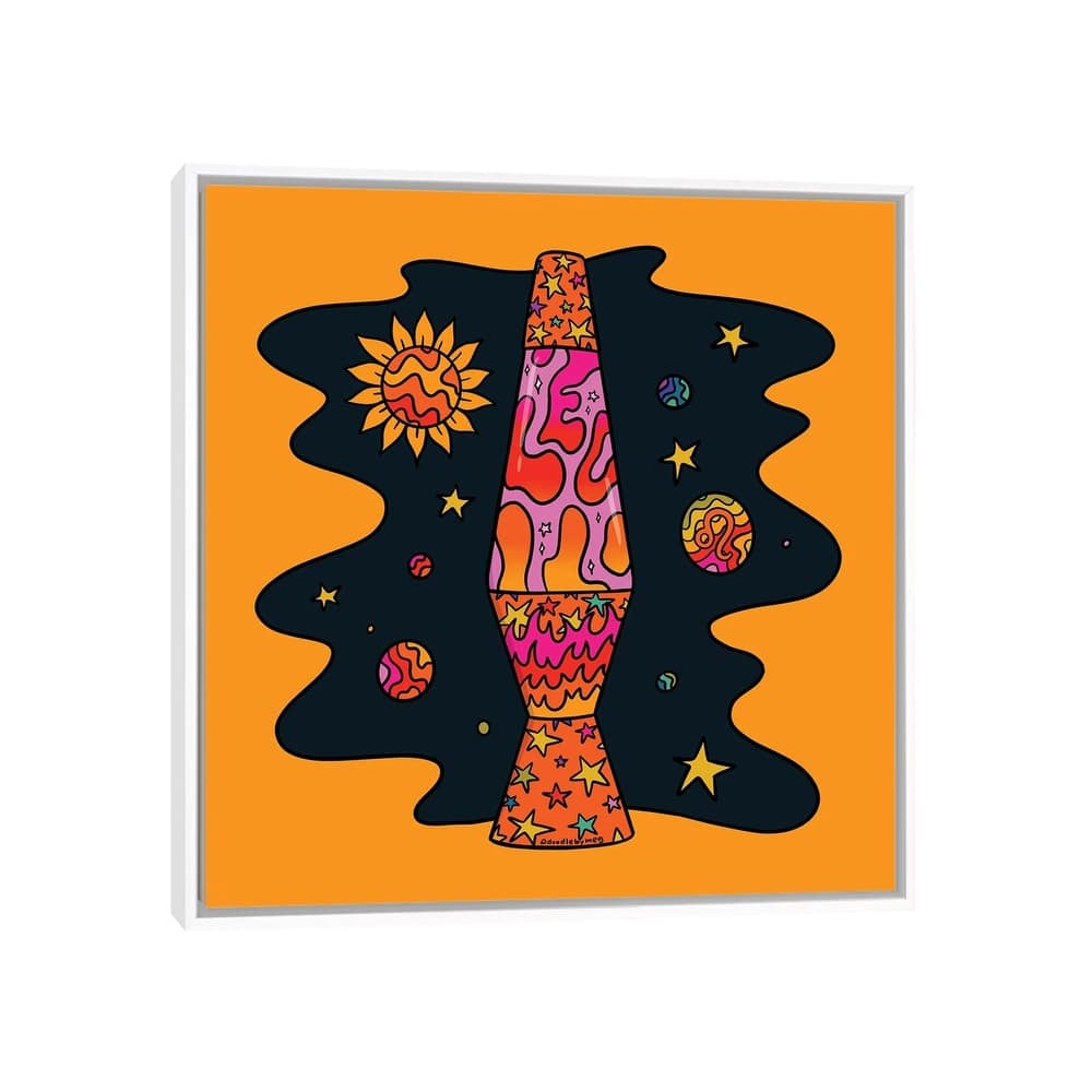 iCanvas "Leo Lava Lamp" by Doodle By Meg Framed Canvas Print