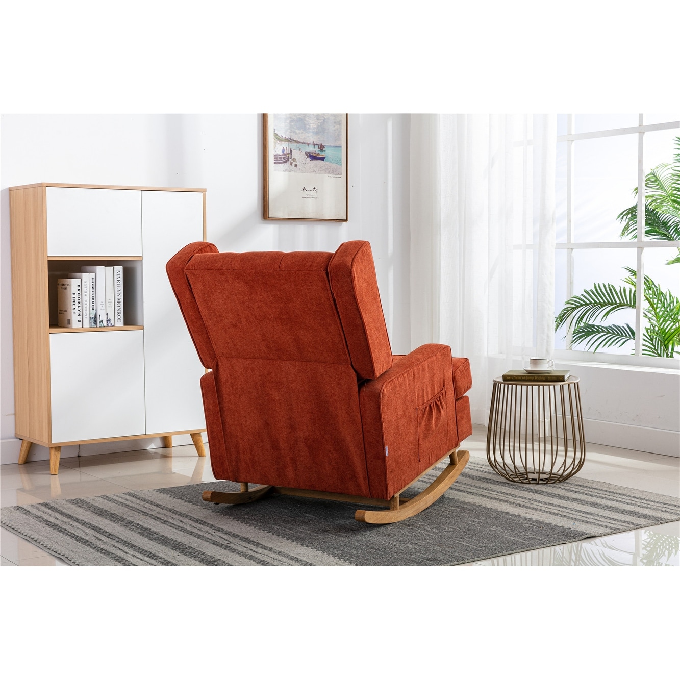 Oversized rocking chair nursery best sale