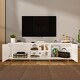 preview thumbnail 4 of 8, Timechee 69-in Modern TV Stand Console Center w/ Double Doors - 69"L