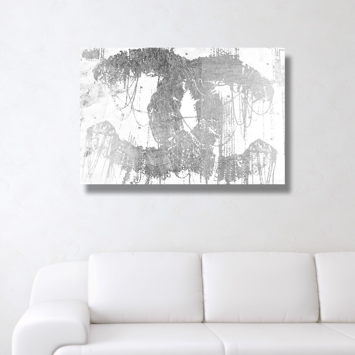 Oliver Gal 'Hey Lolita Silver' Fashion and Glam Wall Art Canvas