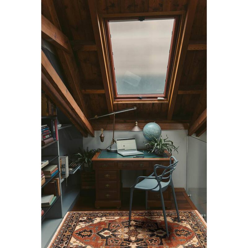 ECARPETGALLERY Hand-knotted Jules Sultane Dark Copper Wool Rug - 3'11 x 6'1