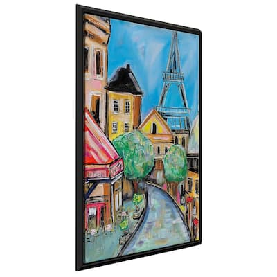 "Paris Evening II" Print on Floating Canvas