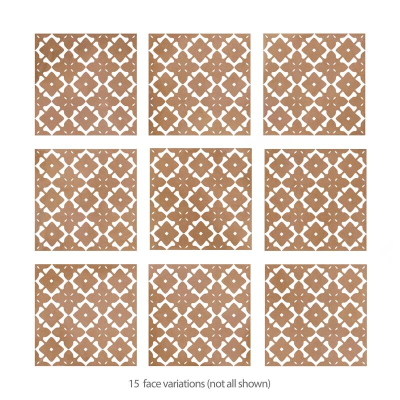 Merola Tile Bari Fortuna Terra 12-7/8" x 12-7/8" Porcelain Floor and Wall Tile