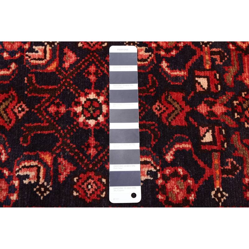 ECARPETGALLERY Hand-knotted Andelz Dark Navy Wool Rug - 3'5 x 10'8