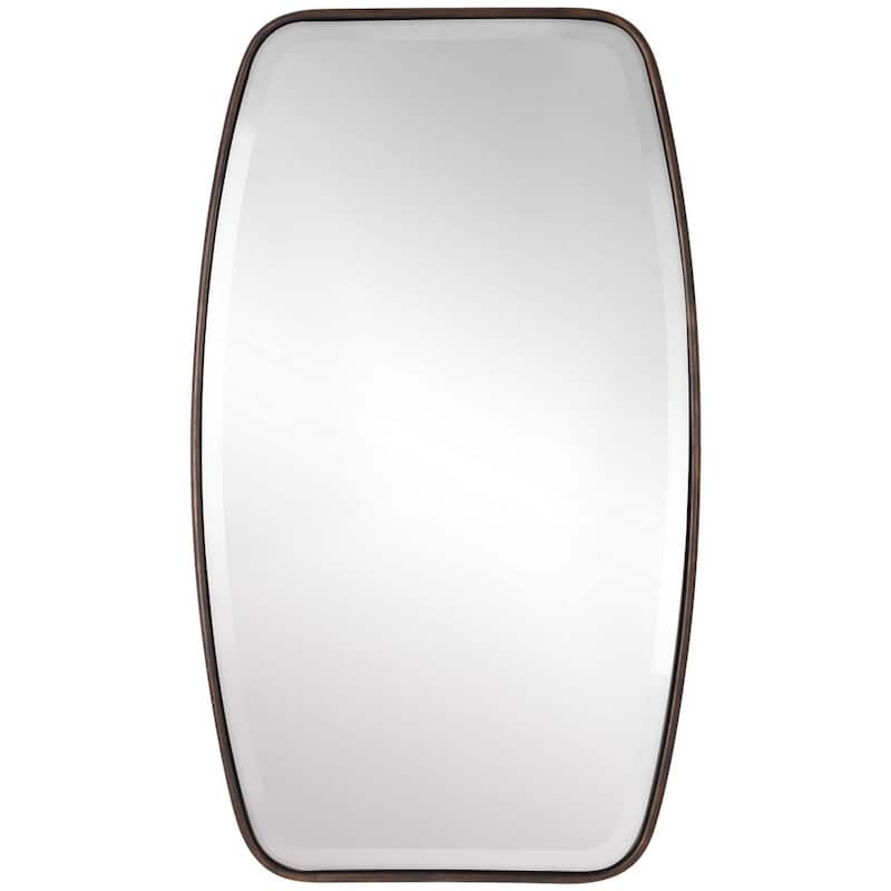 Uttermost 097-CANILLO-MIRROR Canillo 21-1/8" W x 36-1/8" H - Distressed Dark Bronze