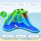 preview thumbnail 5 of 7, Inflatable Crocodile Style Water Slide Upgraded Kids Bounce Castle with 750W Blower - Multi - 224.5" x 203" x 94.5" (L x W x H)