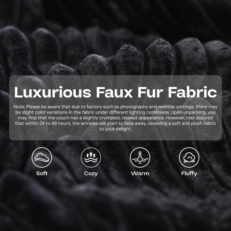 ​​OVIOS Modern Minimalist No-Assembly Living Room Set​