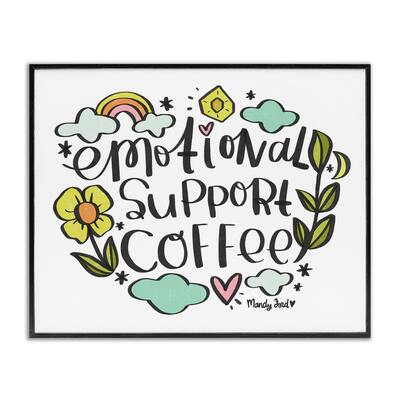 Stupell Motivational Support Coffee Framed Giclee Art Design By Mandy Ford Art + Illustration