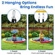 preview thumbnail 51 of 113, Goplus 40" Flying Saucer Tree Swing Indoor Outdoor Play Set Kids - See Details