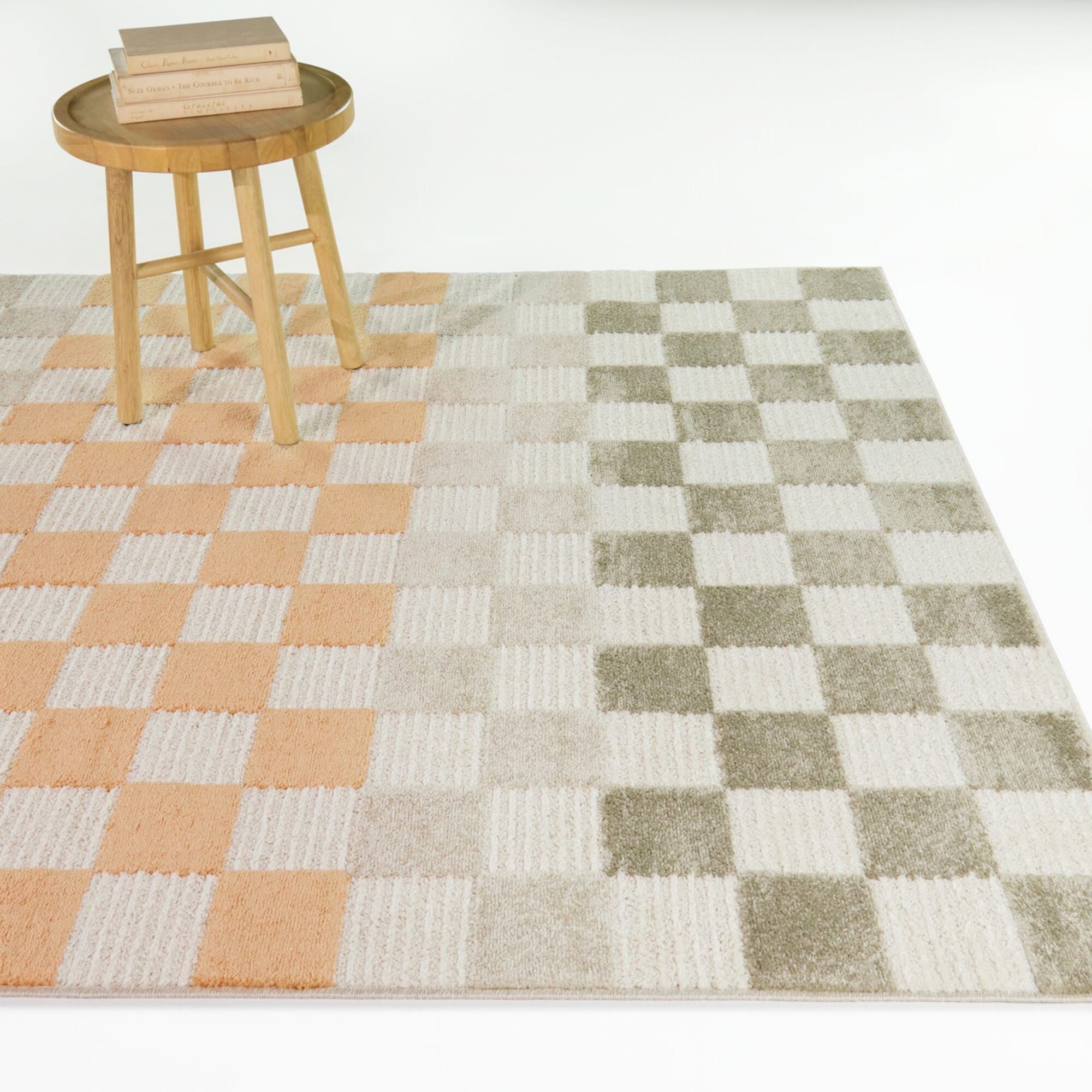 Dominick Boho Checkered Area Rug