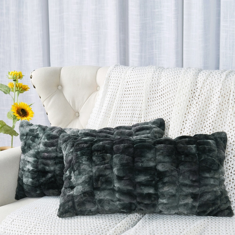 Serenta Shar Pei FauxFur 2 Piece Pillow Shell Set, NO INSERT