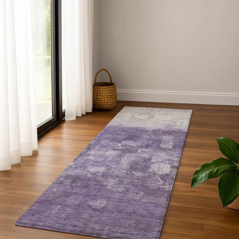 Premium Washable Super Soft Ombre Brushstrokes Mayfield Rug