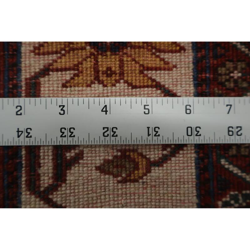 Hand Knotted Oriental 100% Wool Carpet Traditional Tribal Yellow & Gold Shiraz Area Rug - 8' 3'' X 5' 9''