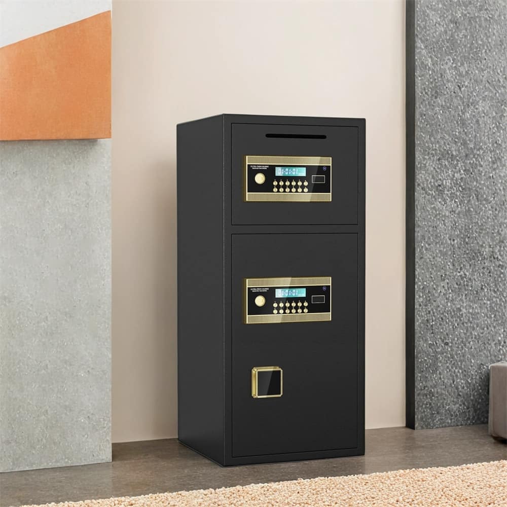 Large Double-door Coin-operated Safe,Digital Security Safe w/Fireproof
