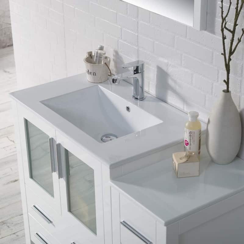 Blossom Sydney 42 Inch Solid Wood Bathroom Vanity with Sink & Cabinet