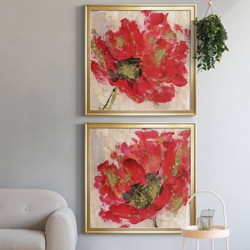 Red Infusion I Premium Framed Canvas - Ready to Hang