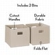 preview thumbnail 9 of 14, Kids Curve Appeal 23 in. 4 Cubby Bookcase – White with Optional Bins