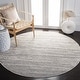 preview thumbnail 50 of 224, SAFAVIEH Adirondack Vera Modern Ombre Distressed Area Rug 5' x 8' Oval - Ivory/Silver - Oval