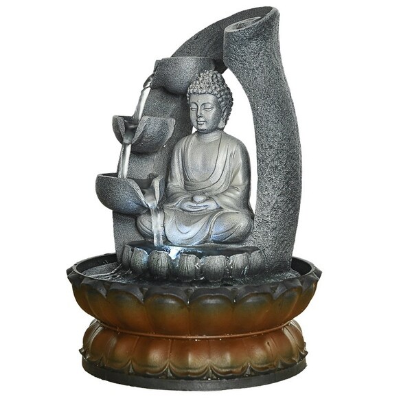 Buddha Fountain Fengshui Zen Meditation Tabletop Decorative Buddha Fountain Fengshui Zen Meditation Tabletop Decorative