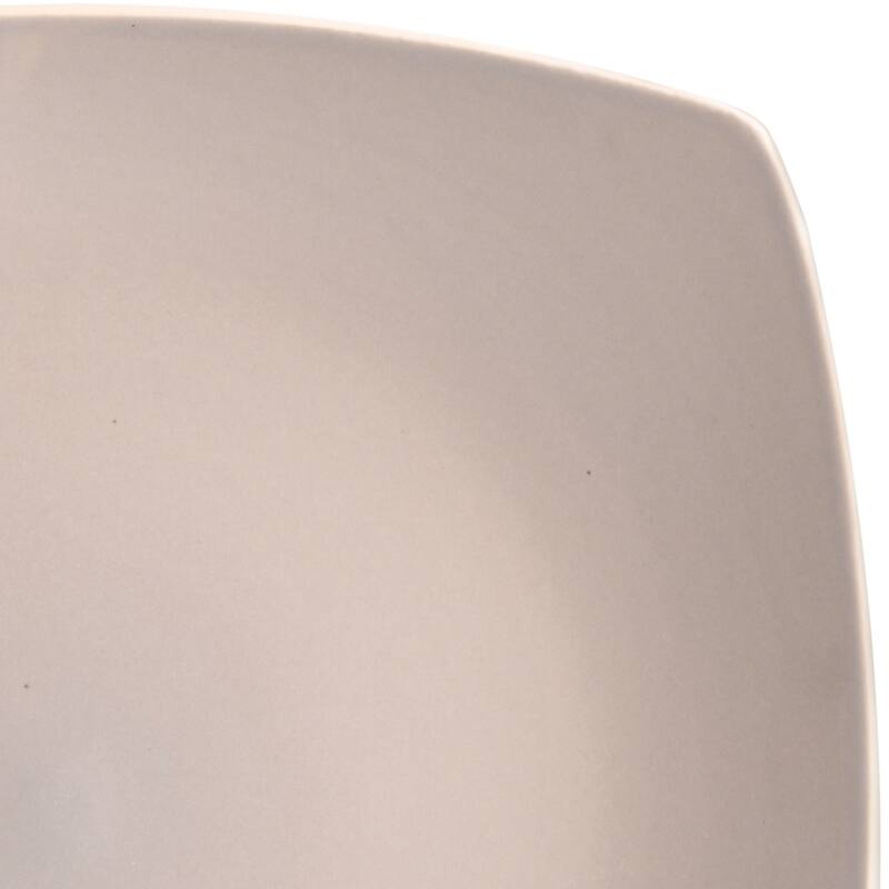 Gibson Soho Lounge Square 16pc Dinnerware Set - Matte Finish