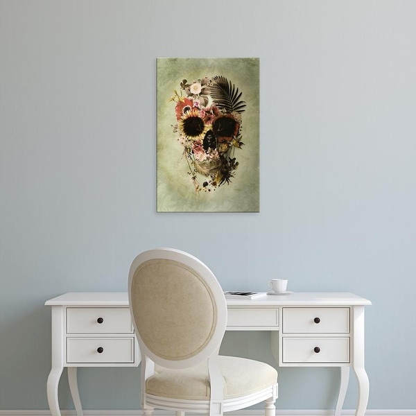 Easy Art Prints Ali Gulec's 'Garden Skull' Premium Canvas Art