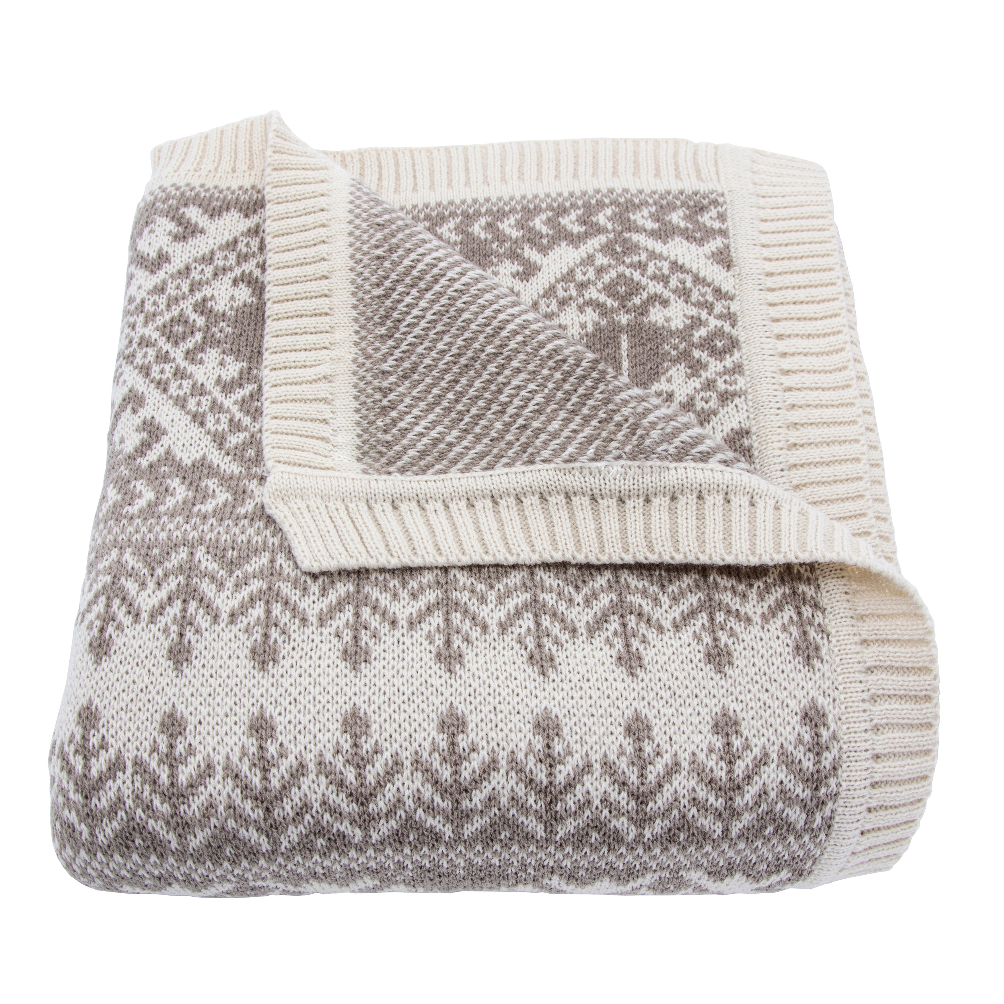 Fair isle blanket top