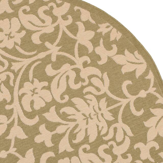 SAFAVIEH Courtyard Bettylou Indoor/ Outdoor Damask Area Rug