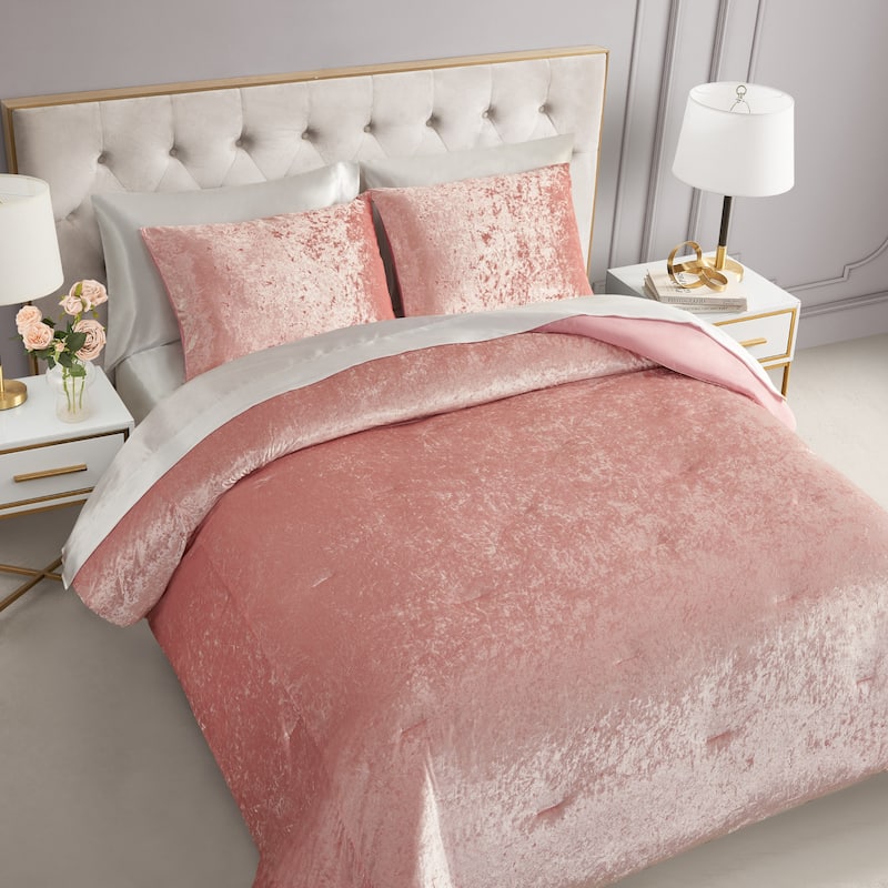 Juicy Couture Crushed Velvet Comforter Set