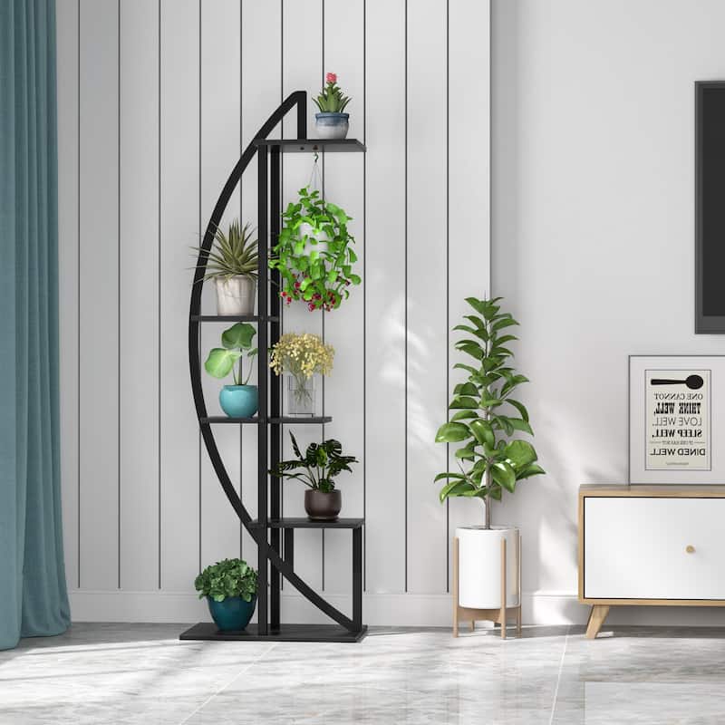 5 Tier Plant Flower Stand Rack, Pack of 2, for Indoor Garden, Balcony
