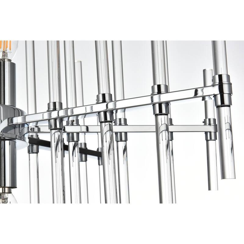 Samuel 27 inch Crystal Rod Pendant - N/A