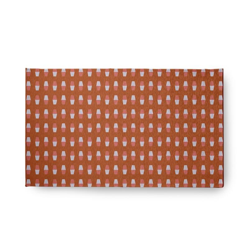 Bowling Pins Rug - Nutmeg - 18" x 30"
