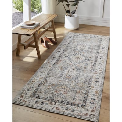 Livabliss Transitional Beckham Medallion Area Rug