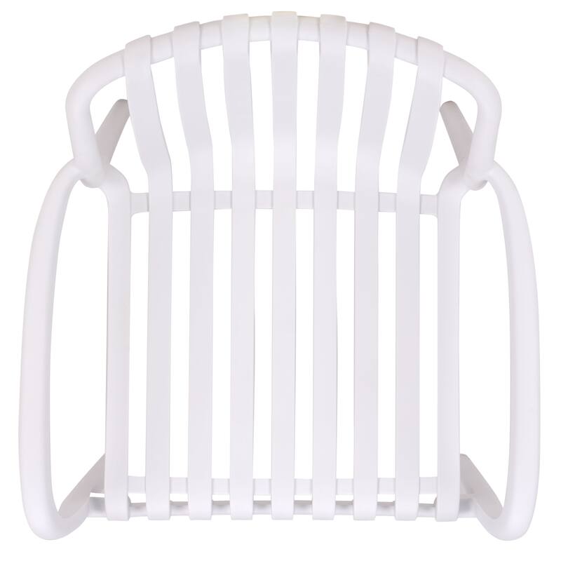 SAFAVIEH Outdoor Living Holly Stacking Dining Armchair (Set of 2) - 22"W x 22"D x 32"H