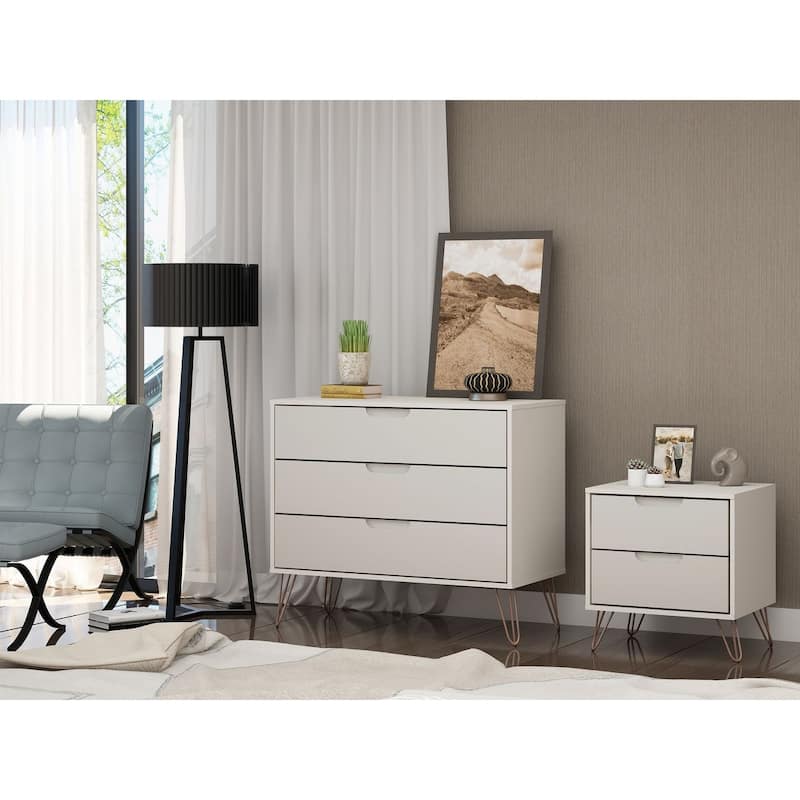 Manhattan Comfort Rockefeller 2-Piece Dresser Set