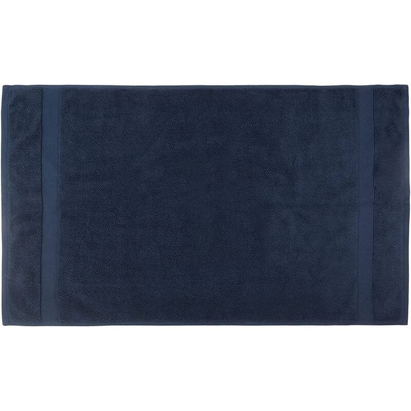Organic Cotton Feather Touch Quick Dry 700 GSM Bath Mat, 20"X33" - Insignia Blue